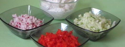 закуска праздничный венок. Шаг 7