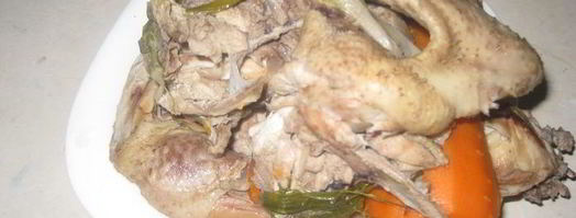 заливной террин с курицей и овощами. Шаг 3