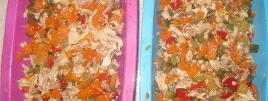 заливной террин с курицей и овощами. Шаг 6