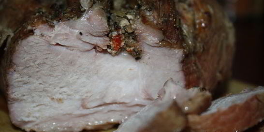 Запеченный свиной окорок Бутербродный