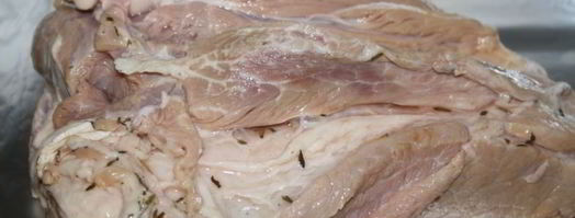 запеченный свиной окорок бутербродный. Шаг 3