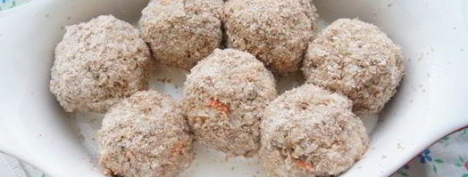 запеченные гречневые шарики с квашеной капустой. Шаг 4