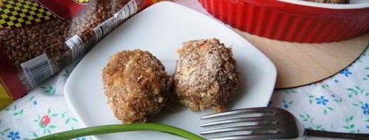 запеченные гречневые шарики с квашеной капустой. Шаг 5