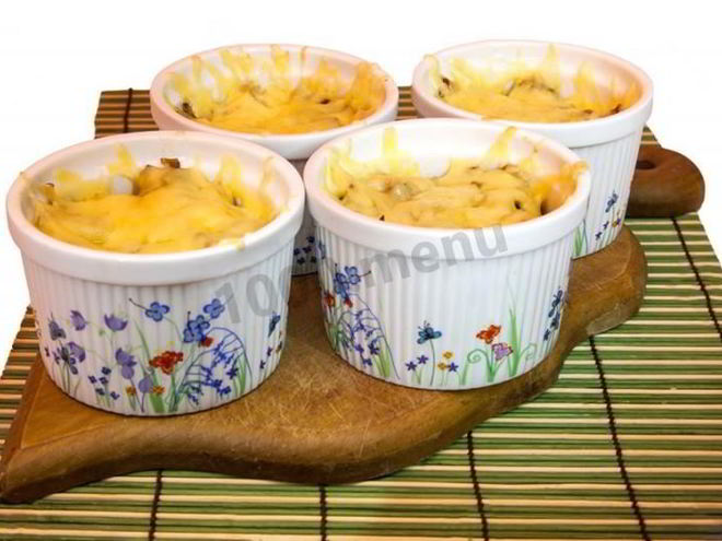 Рецепт жульена из лисичек