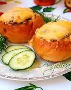 Жульен в булочках