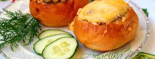 жульен в булочках. Шаг 7