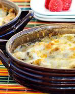 Жюльен с курицей и грибами